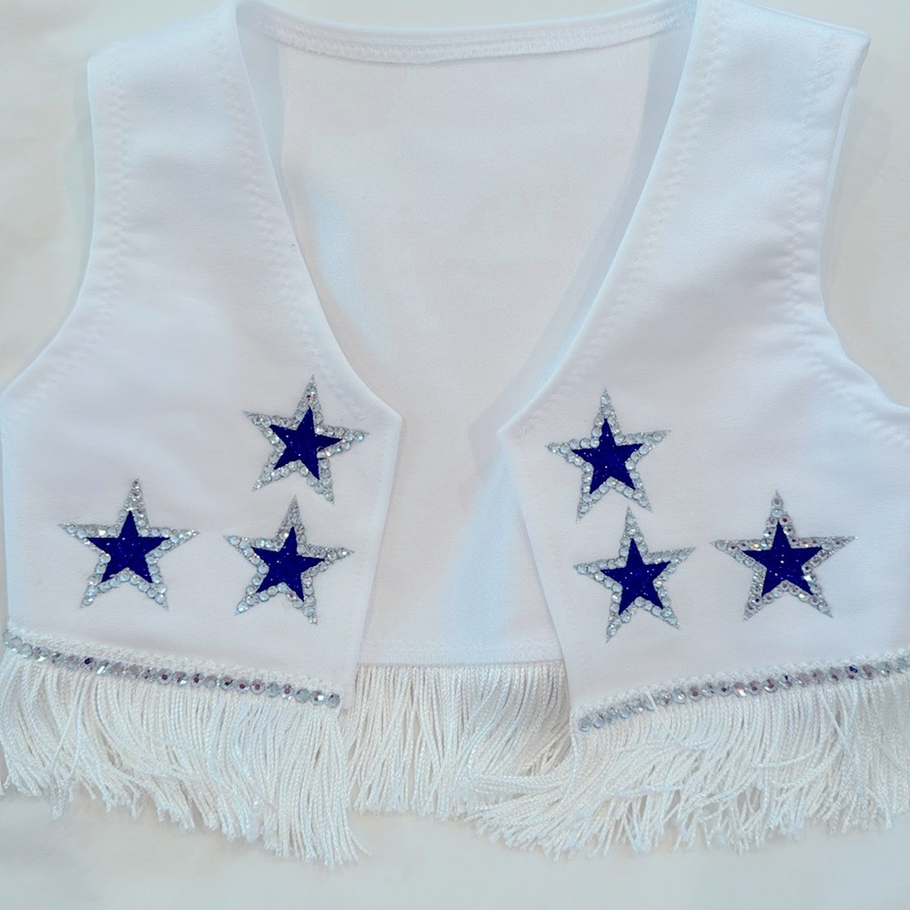 Dallas Cowboys Cheerleader Vest Size 4T
